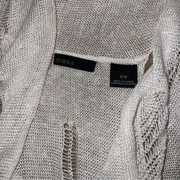 Press White Knit Cardigan - Picture 2 of 6